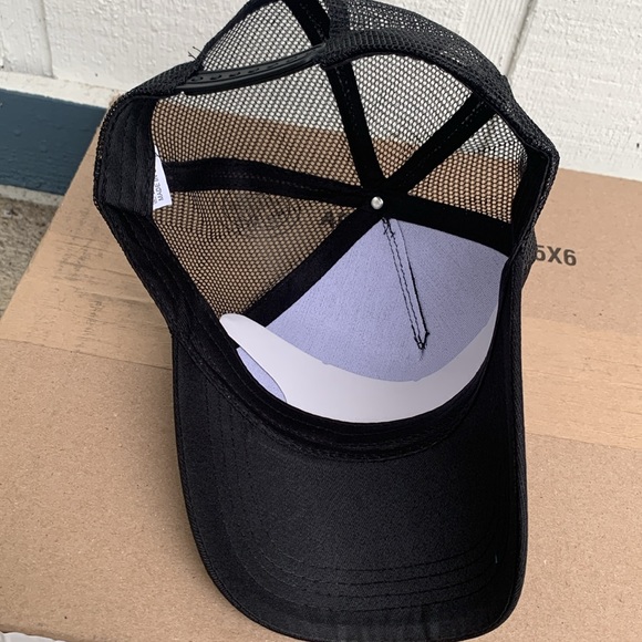 Mens Fishing American Flag Cap Trucker Hat Snapback Hats Black Nwt - Picture 8 of 9